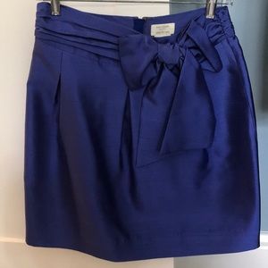 Kate Spade Silk Dupioni Bow Skirt